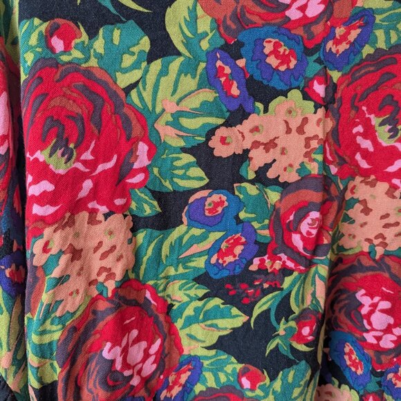Anthropologie Bel Kazan Painterly Floral Kimono OS - Picture 6 of 11